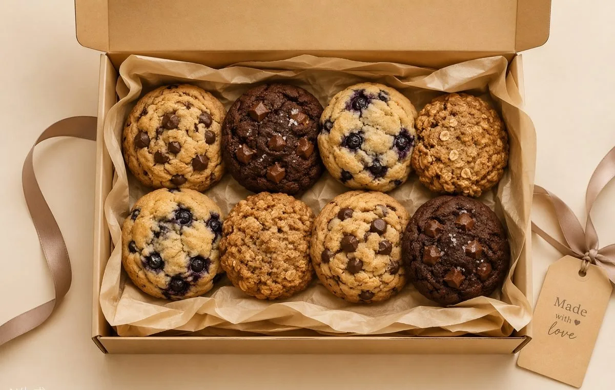 Бокс печива Cookie Ju з брендованою листівкою